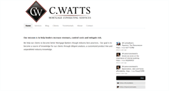 Desktop Screenshot of cwattsmcs.com