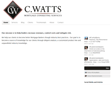 Tablet Screenshot of cwattsmcs.com